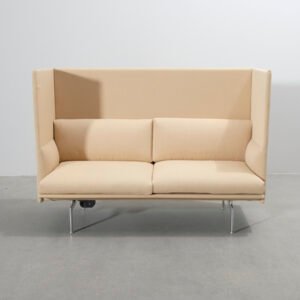 Muuto Outline Highback 2-sits soffa beige