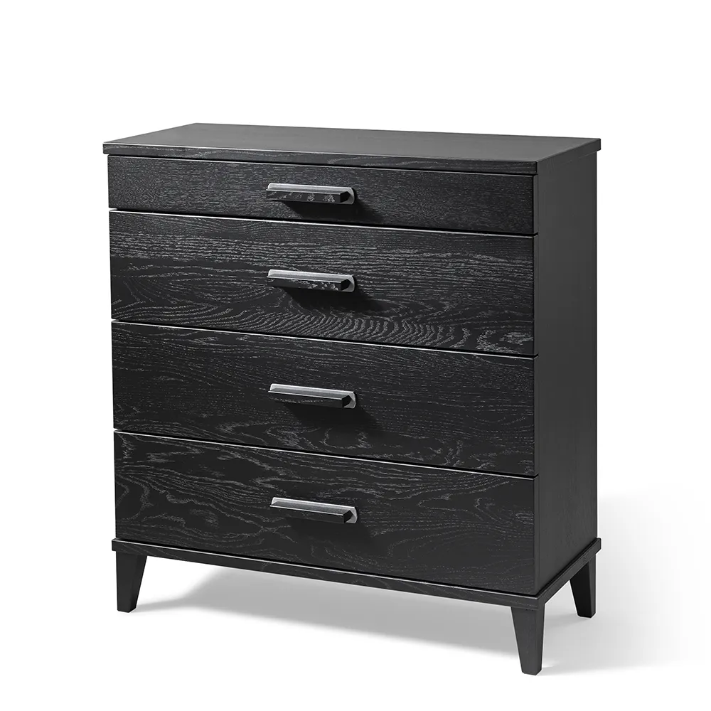 Oscarssons Möbel, Malva Byrå H76 B70 Svartbetsad Ek