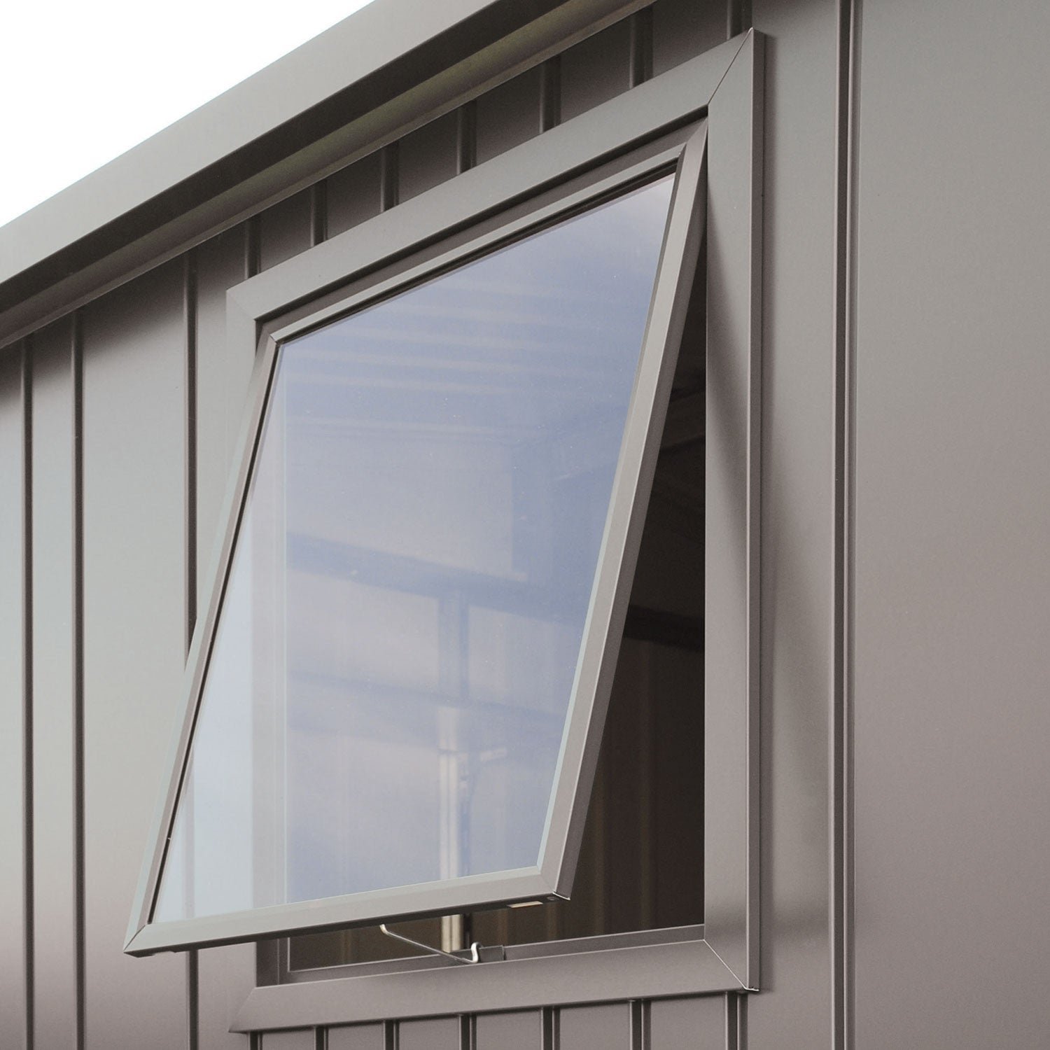 Biohort, Europa fönsterenhet Trädgårdsskjul metallic kvarts-grå Biohort