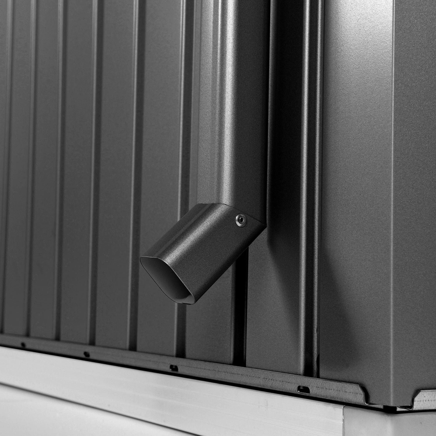 Biohort, Europa stuprörset Trädgårdsskjul metallic mörkgrå Biohort