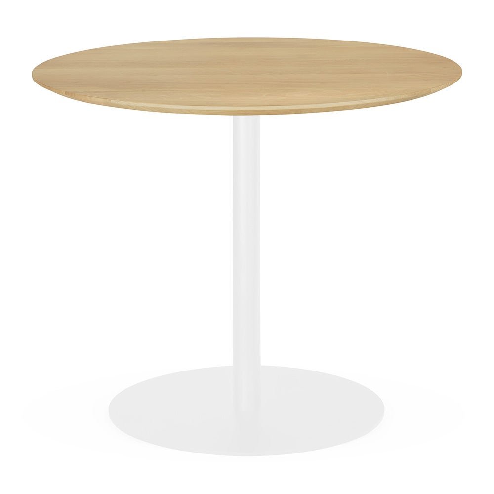 Ethnicraft, Blend Skiva till Matbord Lackad Ek Ø90 cm