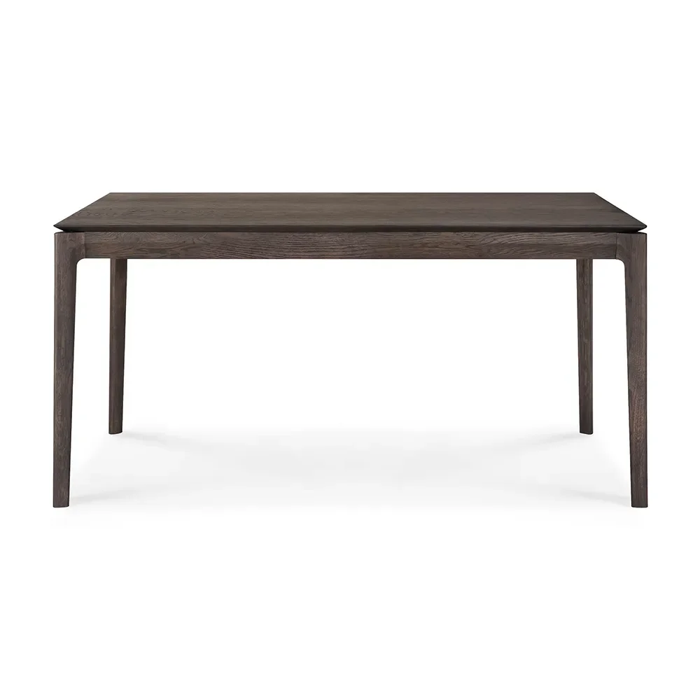 Ethnicraft, Bok Matbord 90x160-240 cm Brunlackad ek