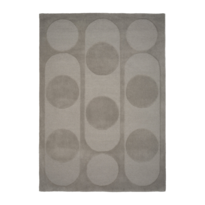 Linie Design Orb Alliance wool rug 140 x 200 cm grey