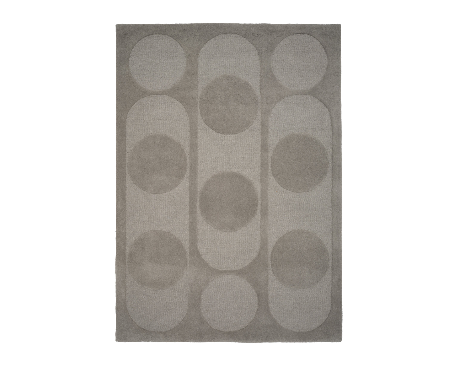 Linie Design Orb Alliance wool rug 140 x 200 cm grey