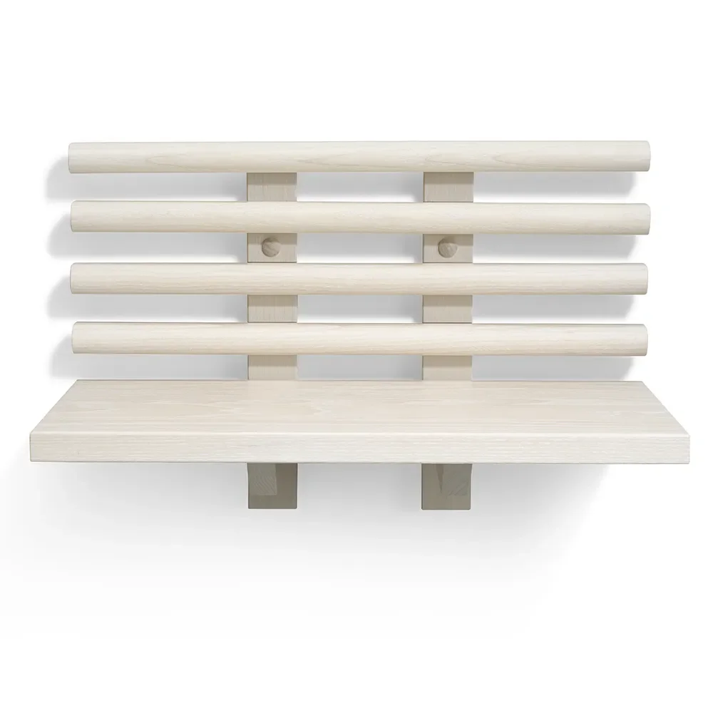 Oscarssons Möbel, Zana Sängbord Vitoljad Ask