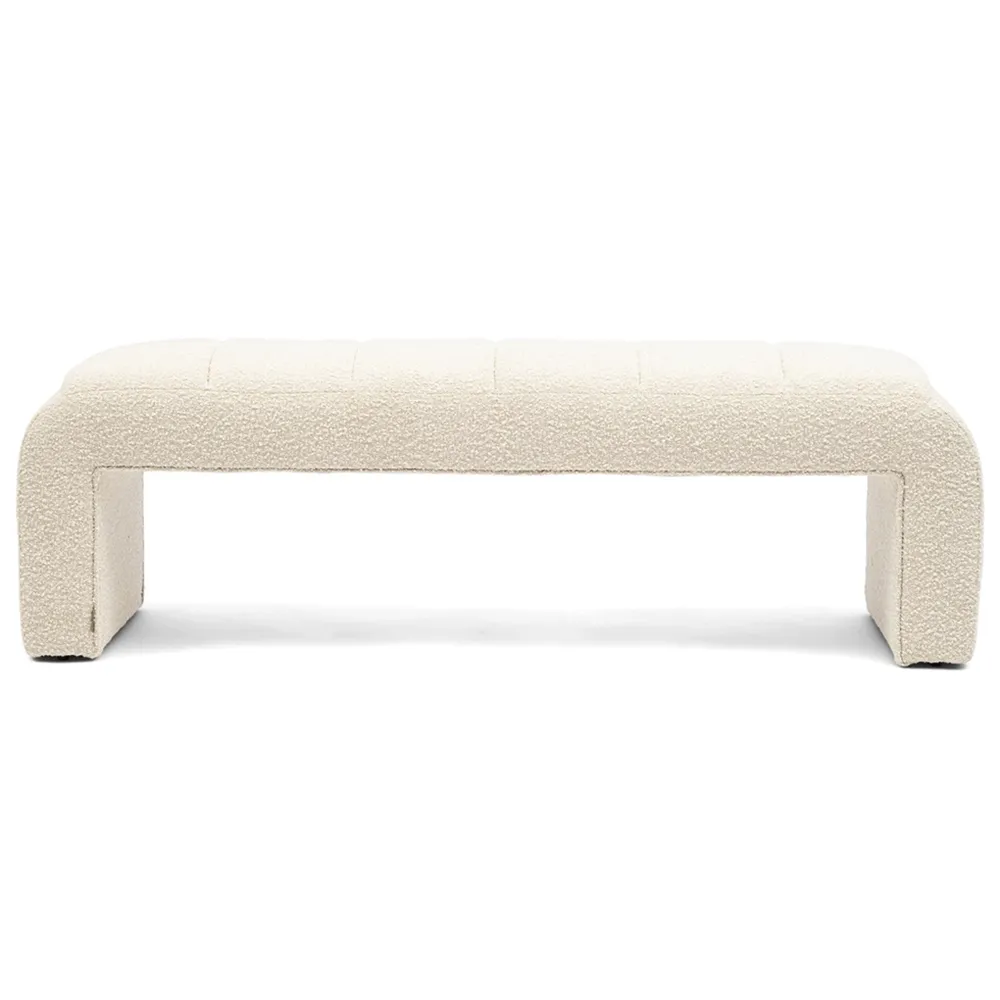 Riviera Maison, Brera Bänk bouclé white