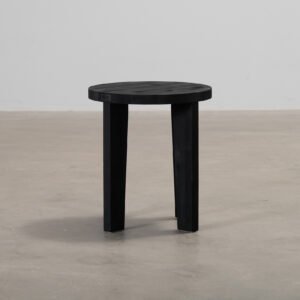 Witka Wood P’U stol svart