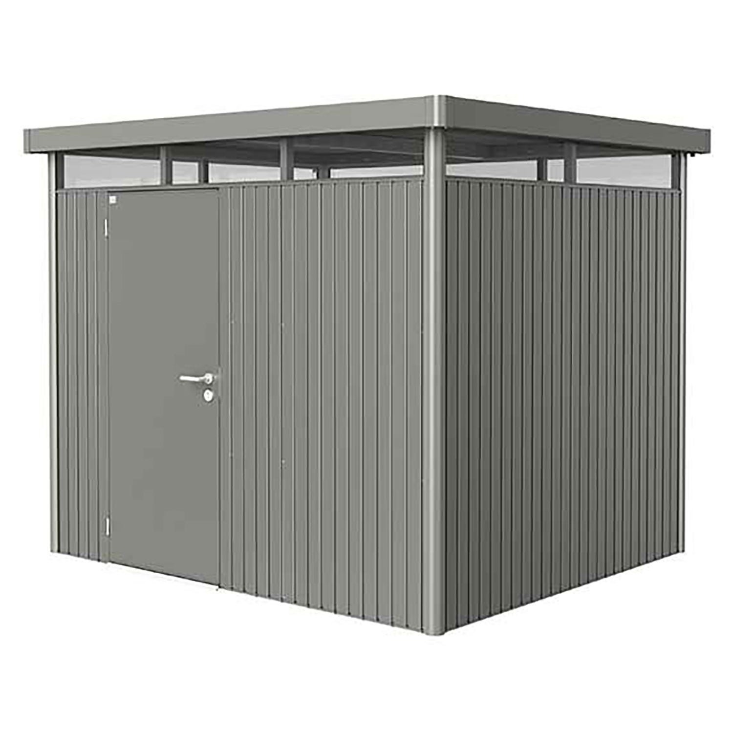 Biohort, Highline Trädgårdsskjul storlek h3 metallic kvarts-grå Biohort