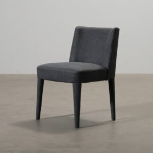 Meridiani matstol med tygklädsel mörkgrå