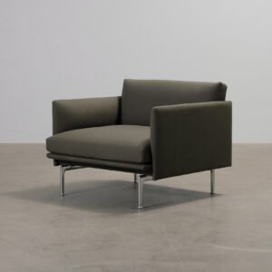 Muuto Outline fåtölj vihreä