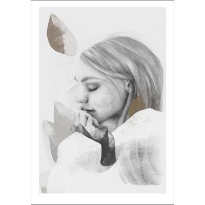 Anna Bülow, Anna Bülow poster Dreamer in White 70x100cm sign/numrerat