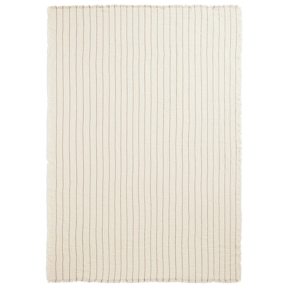 Ferm Living, Aires Överkast 160x240 cm Undyed