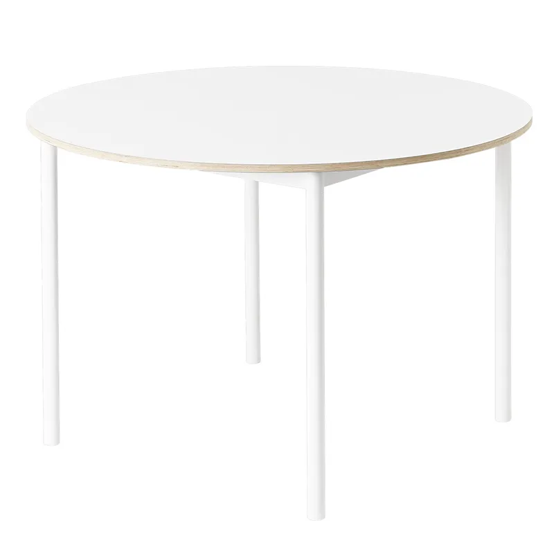 Muuto, Base matbord110 cm - White Nanolaminate Plywood White