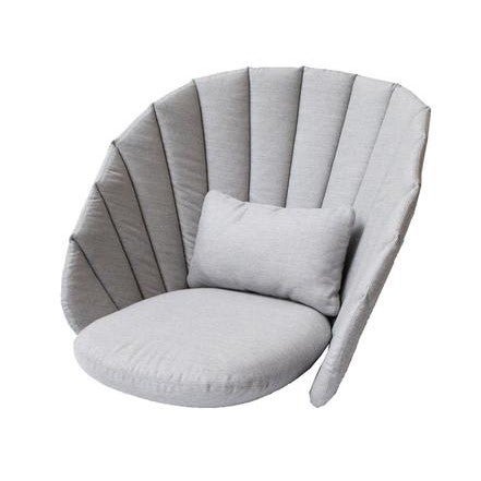 Cane-line, Peacock Loungefåtölj Dynset Light Grey