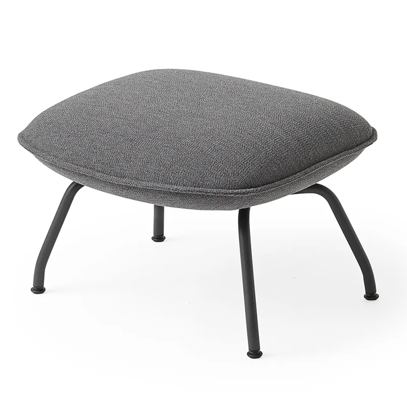 Muuto, Doze Ottoman Tube Base - Ocean 80 Anthracite Black