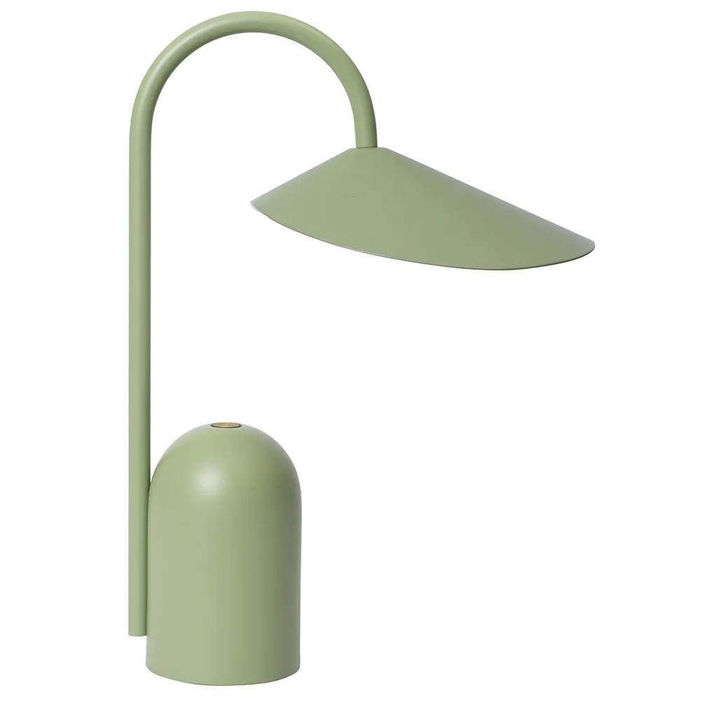 Ferm Living, Arum Portabel Lampa Tea Green