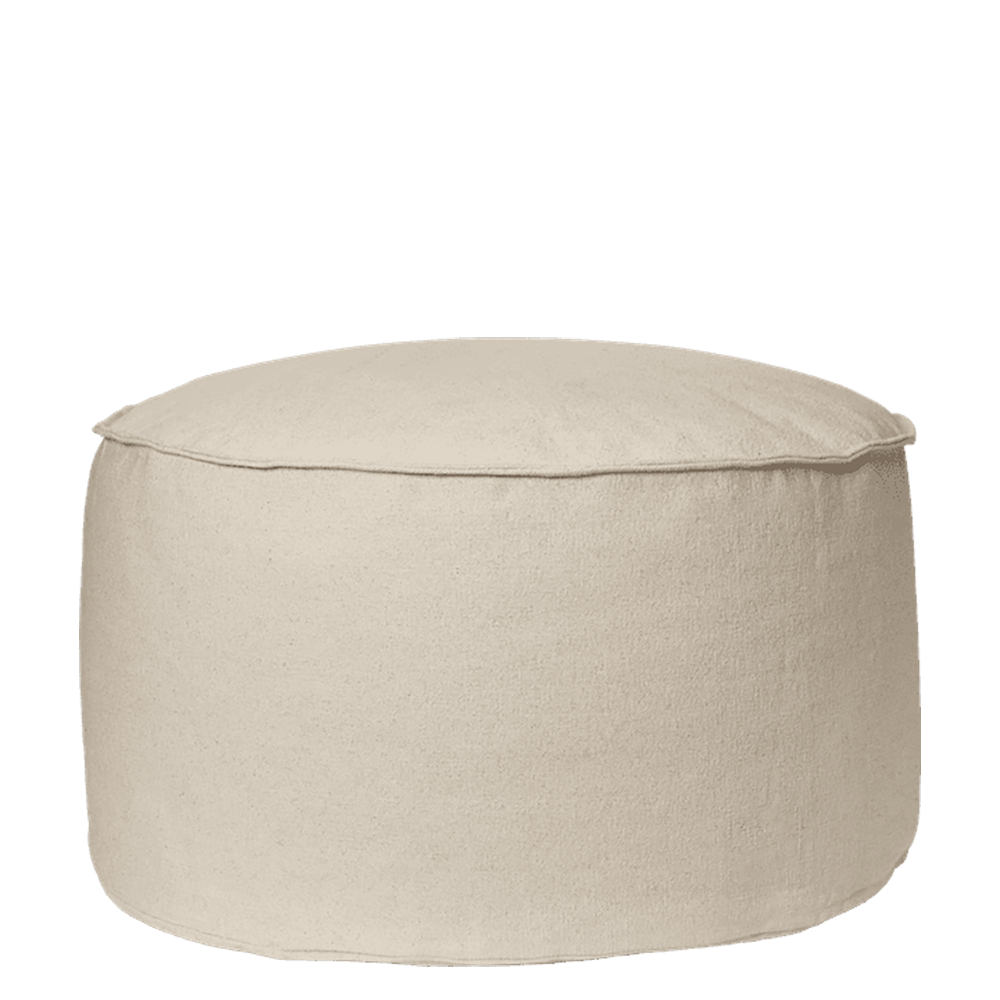 Ferm Living, Aun bomullspuff - Ø80 - Off-white