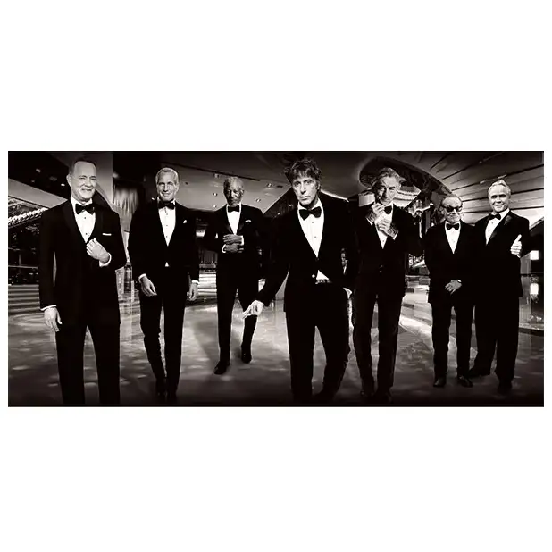 Artwood, Väggdekor Big shots of Hollywood 200x100 cm