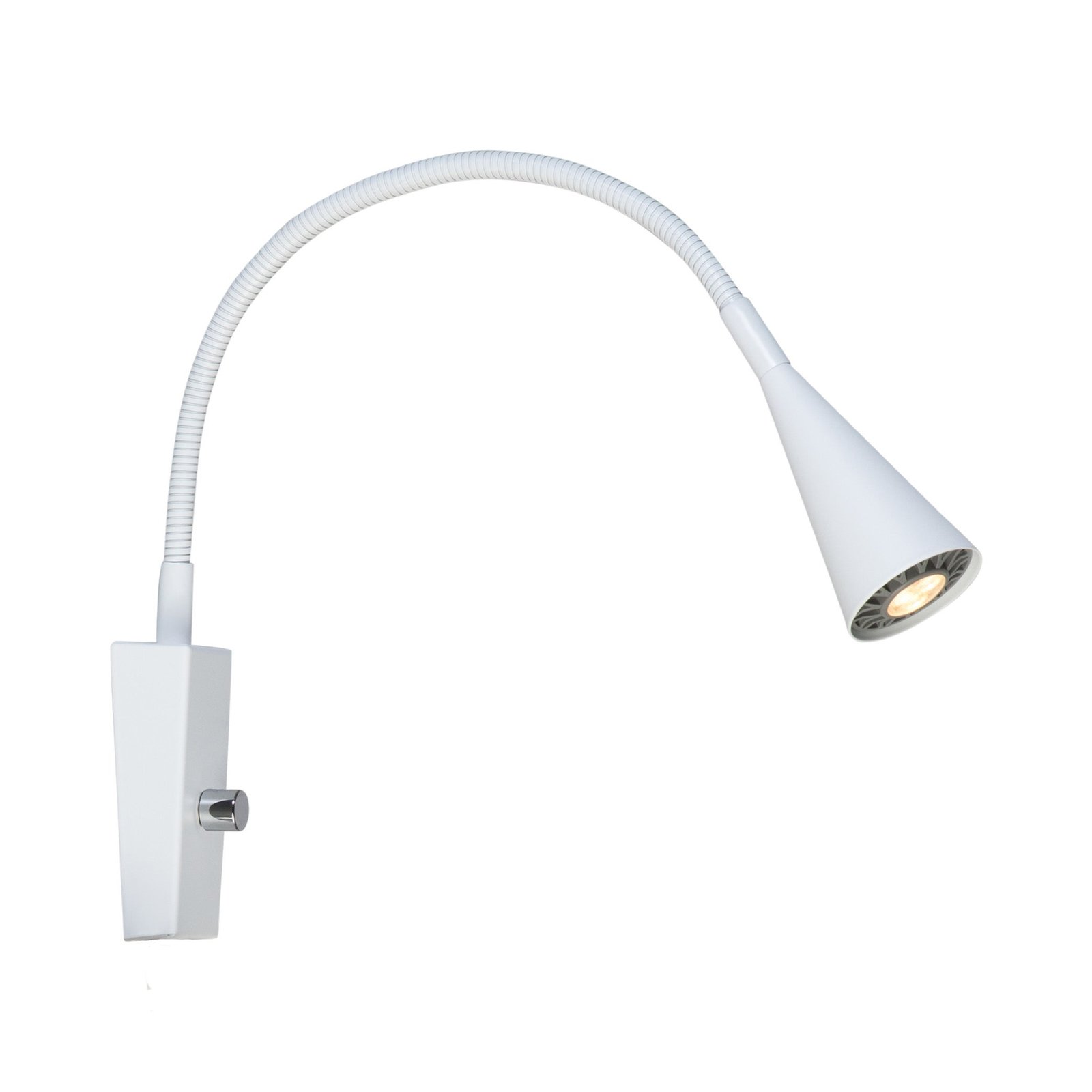 Belid, Ledro Vägglampa Mattvit Mr16 Inkl Ljuskälla