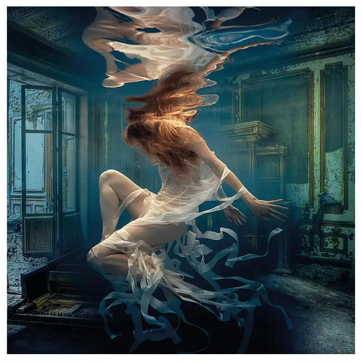 Artwood, Väggdekor Lost Piano 100x100 cm