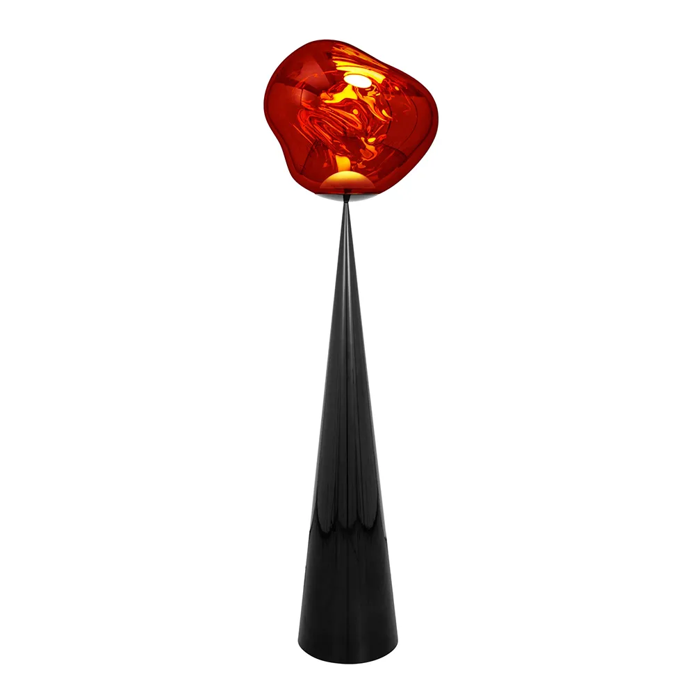 Tom Dixon, Melt Cone Fat Golvlampa Copper LED