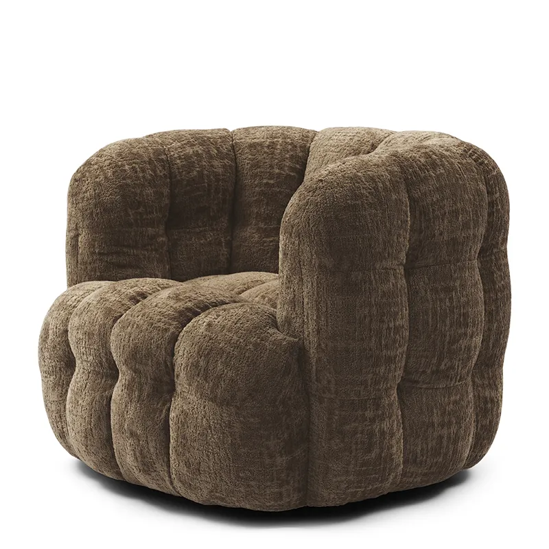 Riviera Maison, Arosa snurrfåtölj Brun