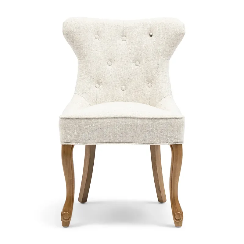 Riviera Maison, George matstol rich tweed antique white