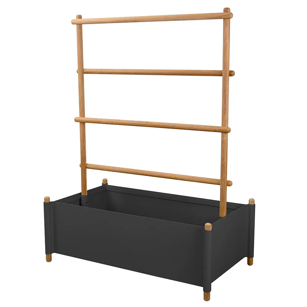 Cane-line, Sticks planter 103x58 cm med ställning Teak/Grey