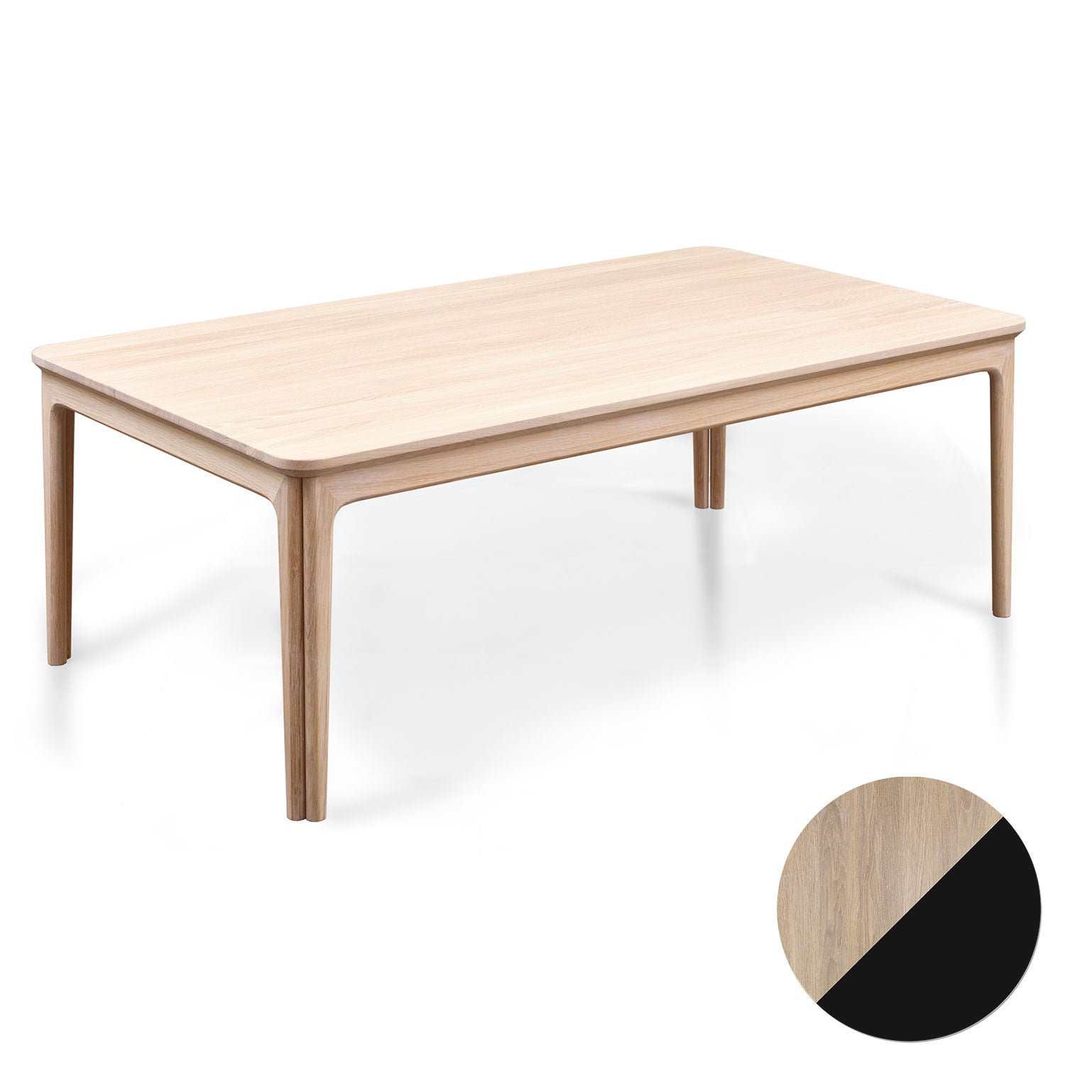 Skovby, Sm205 Soffbord Ek Vitolja/Svart Nanolaminat 135X77X47Cm