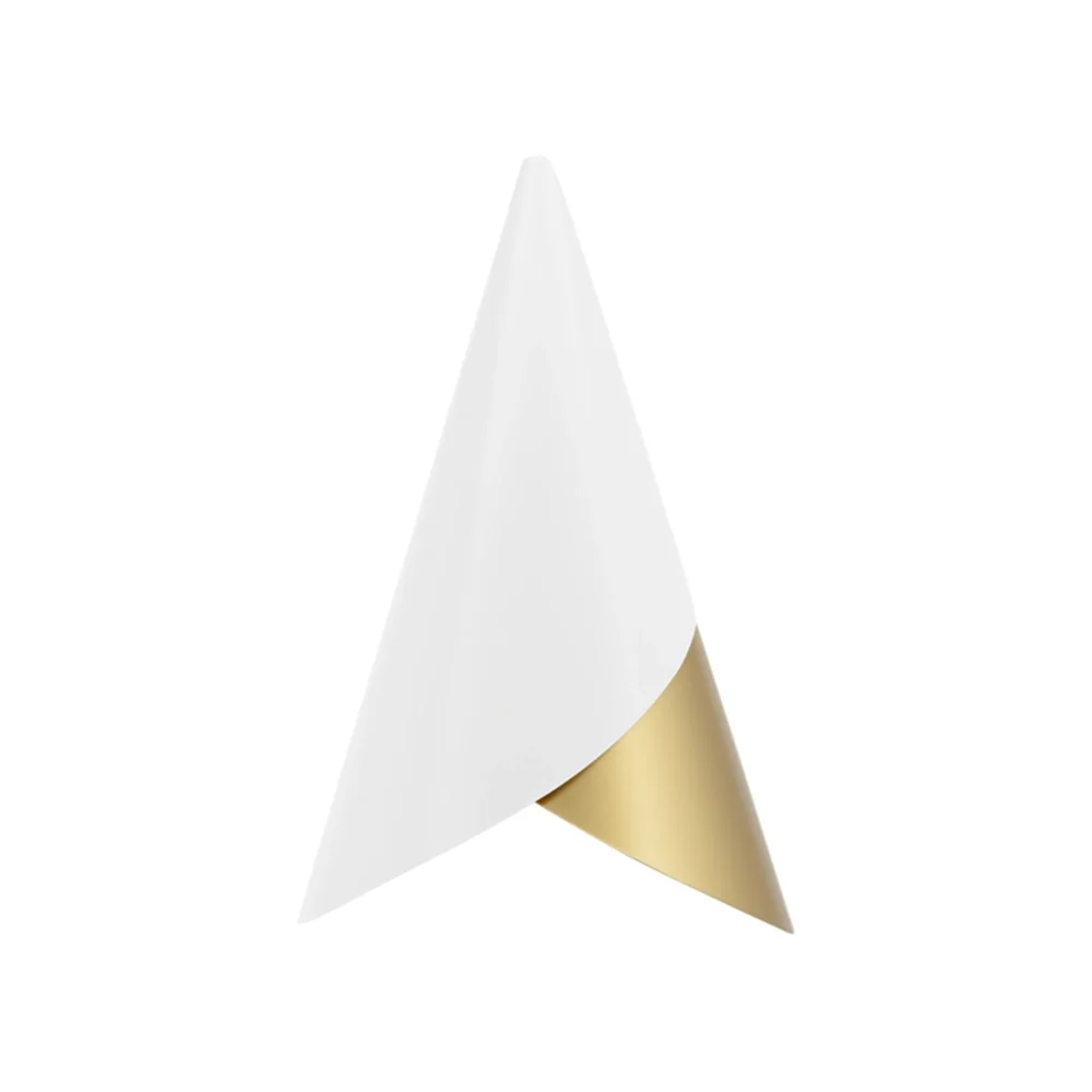 Umage, Cornet Lampskärm White/Brass