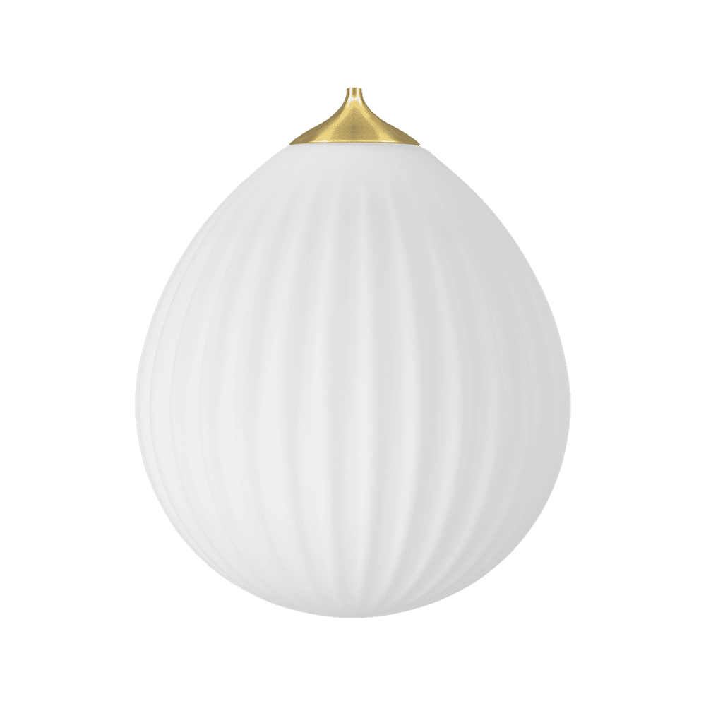 Umage, Around the World Lampskärm Ø35 cm White/Brushed Bras