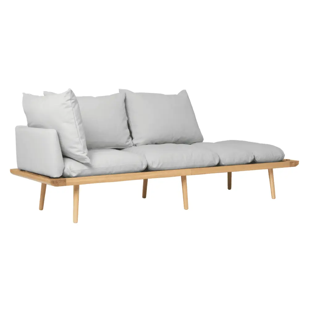 Umage, Lounge Around 3-sits soffa Oak/Sterling