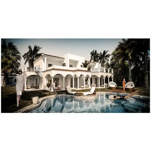 Artwood, Väggdekor Afternoon in Palm Beach 180x75 cm