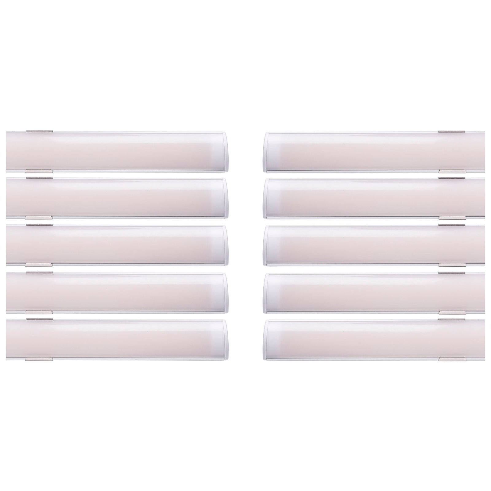 Aluminiumprofil för LED-list AGGE Corner, 100 cm, 10 st