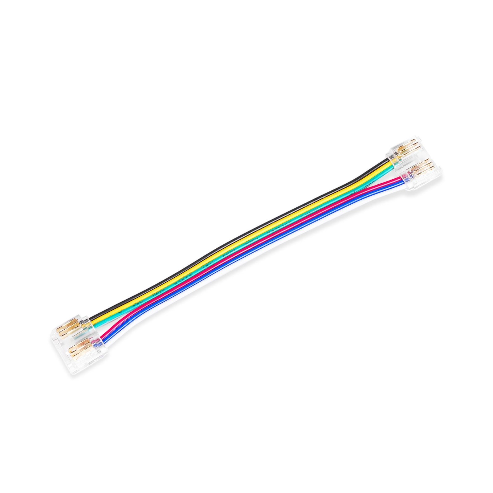 Skarvkontakt till LED-list AGGE Strip to Strip, 10cm, För RGB+CCT list