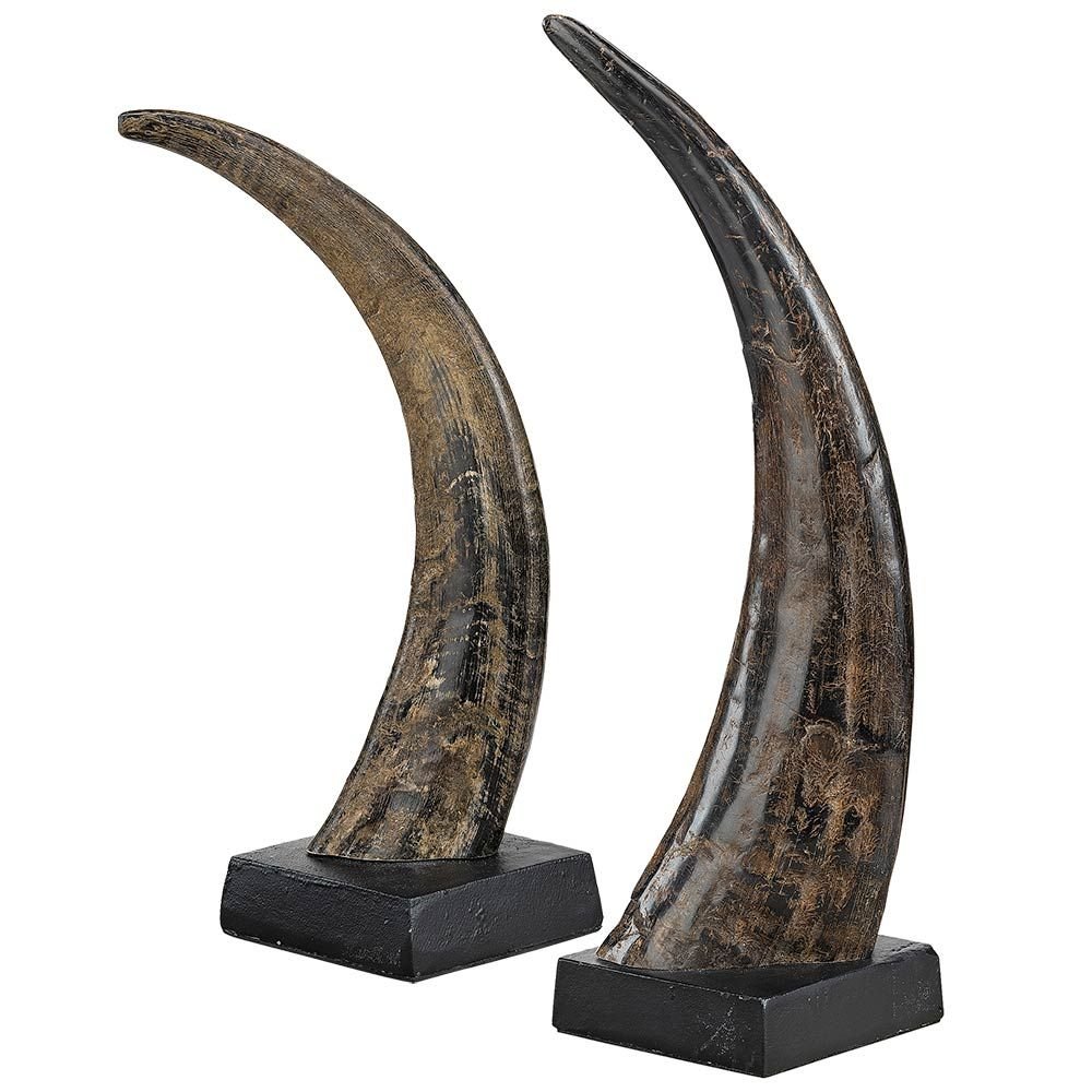 Artwood, Avorio Horn Dekoration 2-Pack