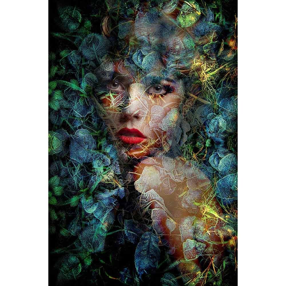 Artwood, Väggdekoration Blue Autumn 100X150 Cm