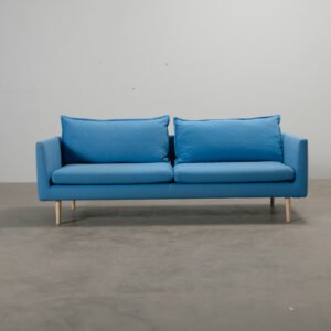 Adea 3-sits tygsoffa blå