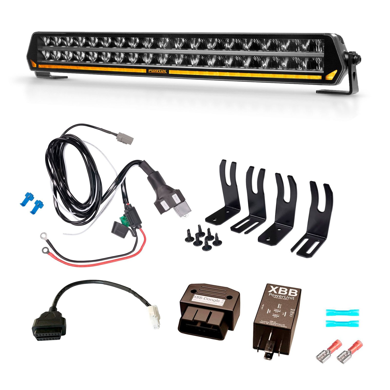 Extraljuspaket Tesla Model X, Purelux Panther C540-paket (2021->)