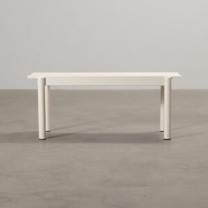 Muuto Linear Steel bänk vit 110 cm