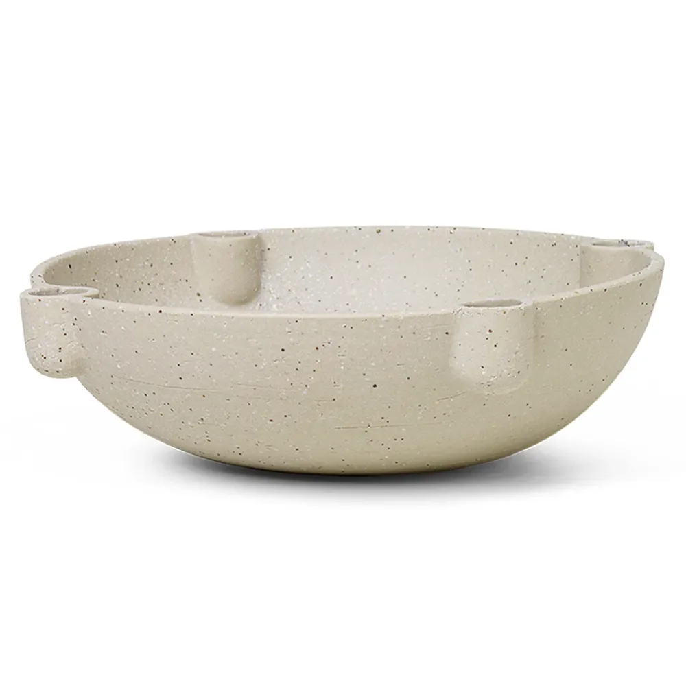 Ferm Living, Bowl Ljusstake Ø27 cm Ceramic