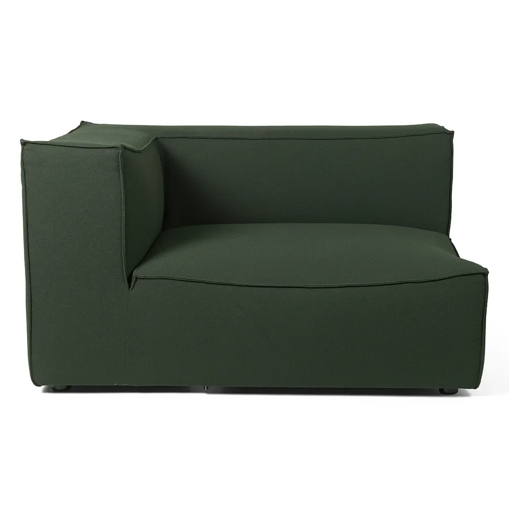 Ferm Living, Catena Sofa Armrest Left L400 - Grain - Dark Green