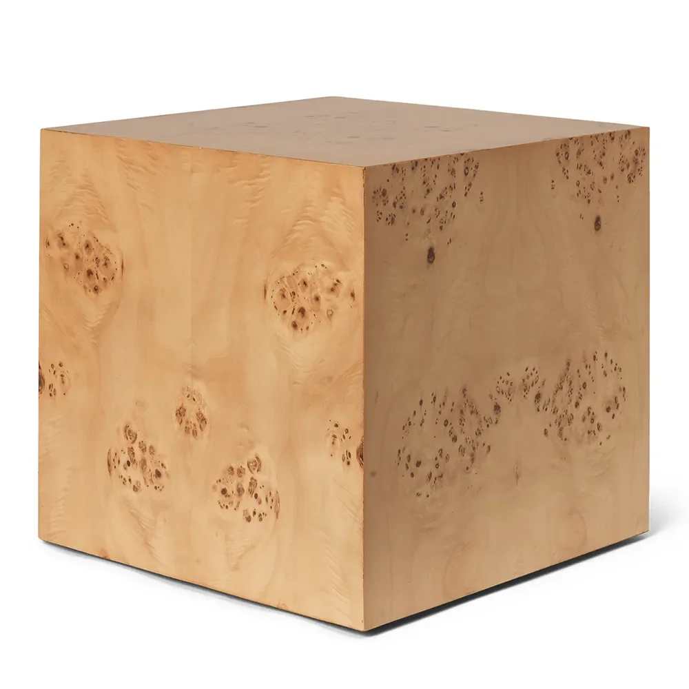 Ferm Living, Burl Cube Sidobord