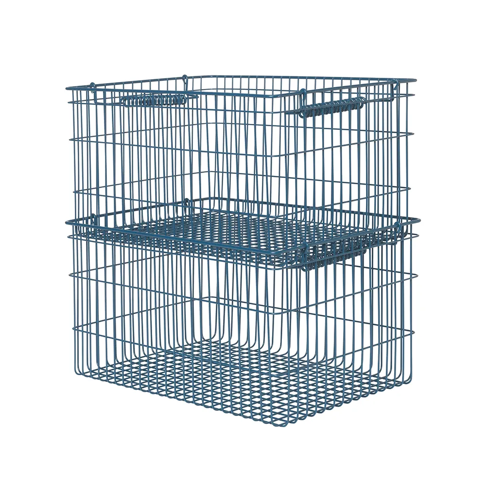 Ferm Living, Cala Nätkorg 2-pack - Dark Blue