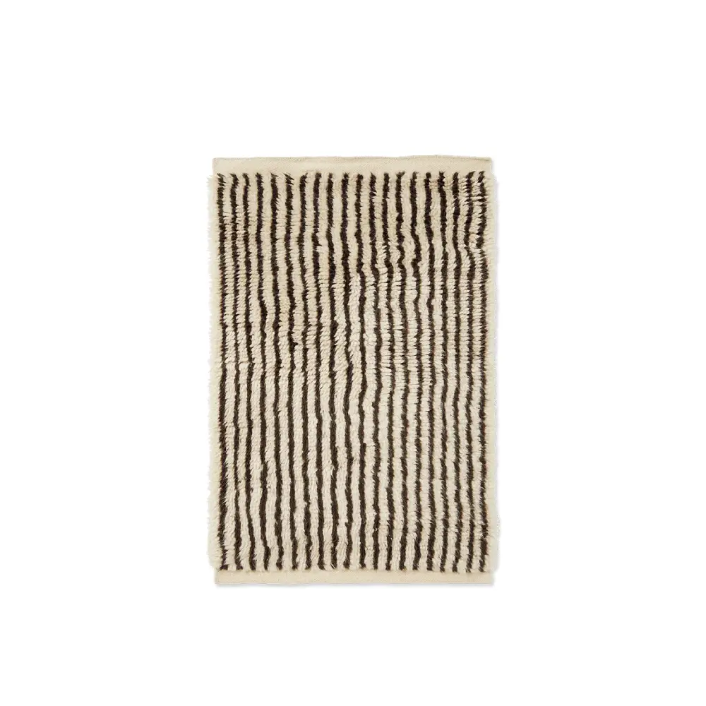 Ferm Living, Kami Knuten Matta 80x120 cm- Off-white/Coffee