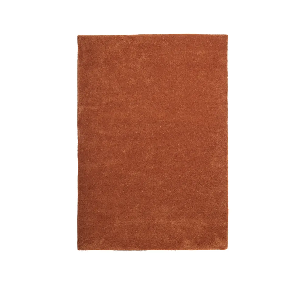 Ferm Living, Stille Tufted Rug - 140 x 200 - Red Brown