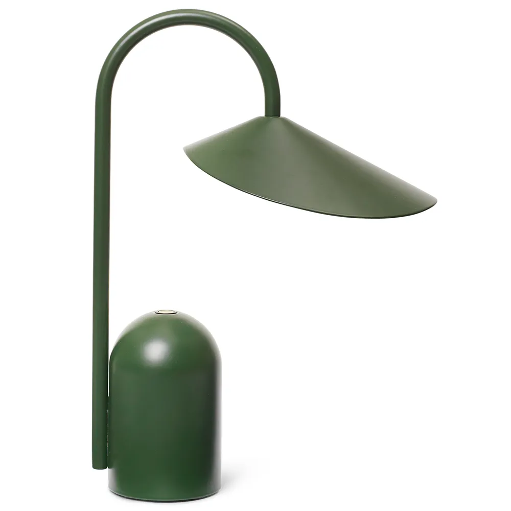 Ferm Living, Arum Portabel Lampa Grass Green