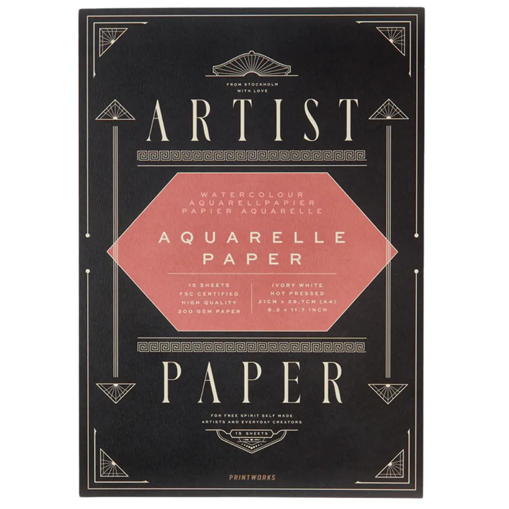 Printworks, Block- Akvarell