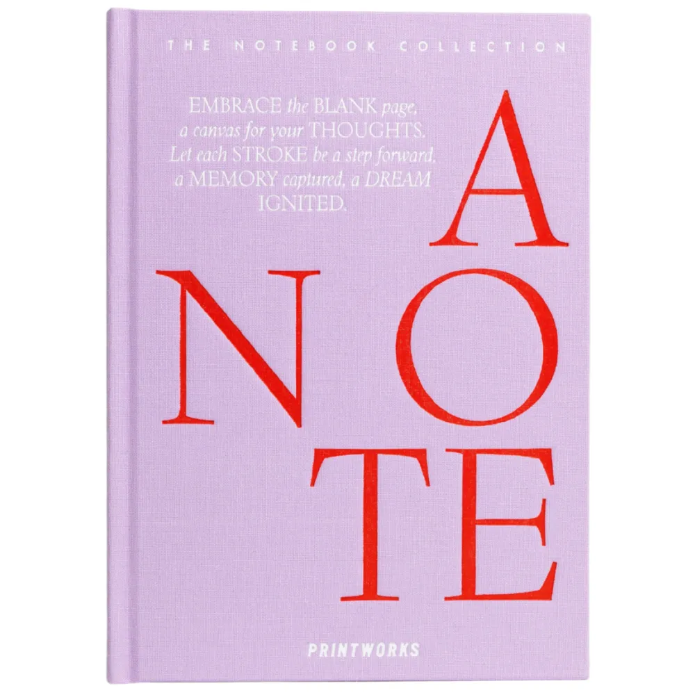 Printworks, Anteckningsbok - Just a Note Lila