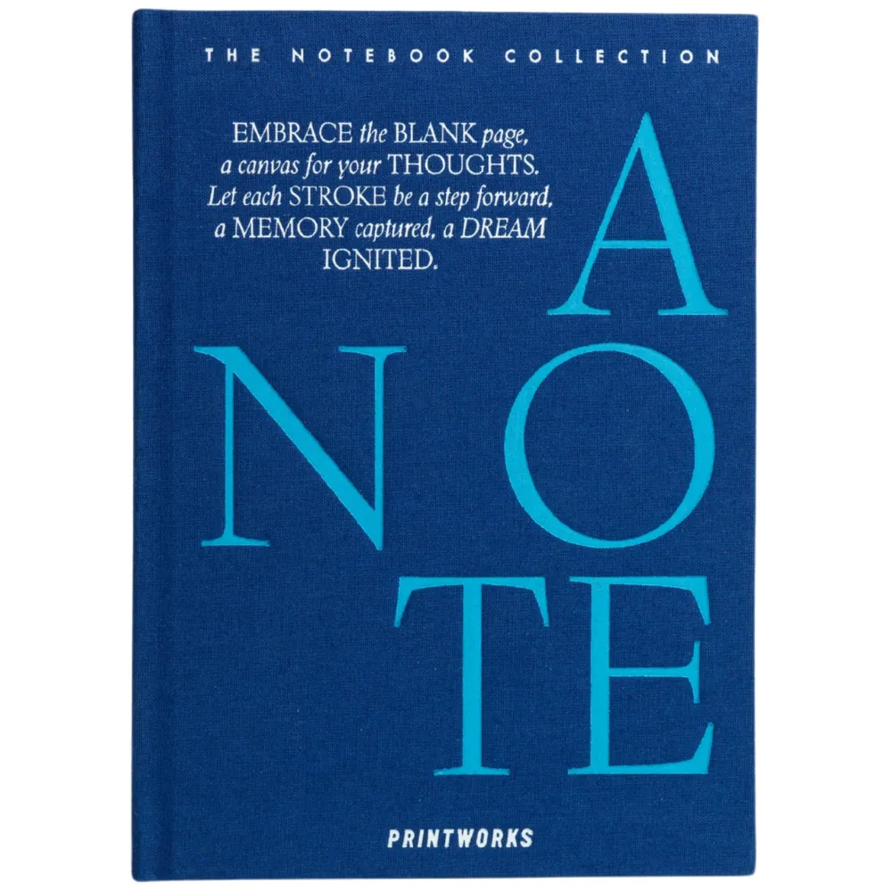 Printworks, Anteckningsbok - Just a Note Blå